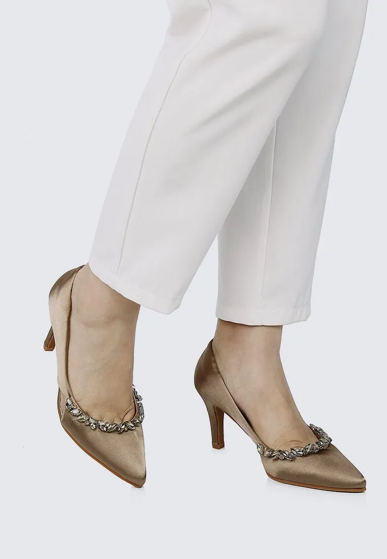 Gisele Comfy Pumps In Bronze