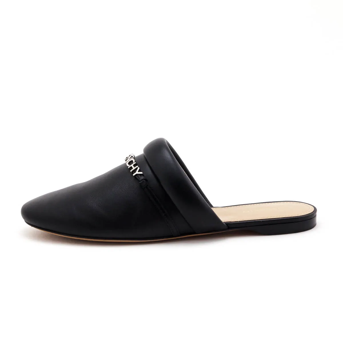 Givenchy Black Leather Elba Mules Size US 9.5 | EU 39.5