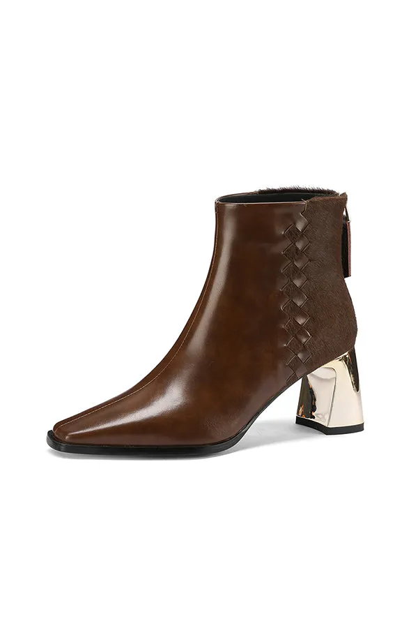 Goldara Ebonique Zip Heels