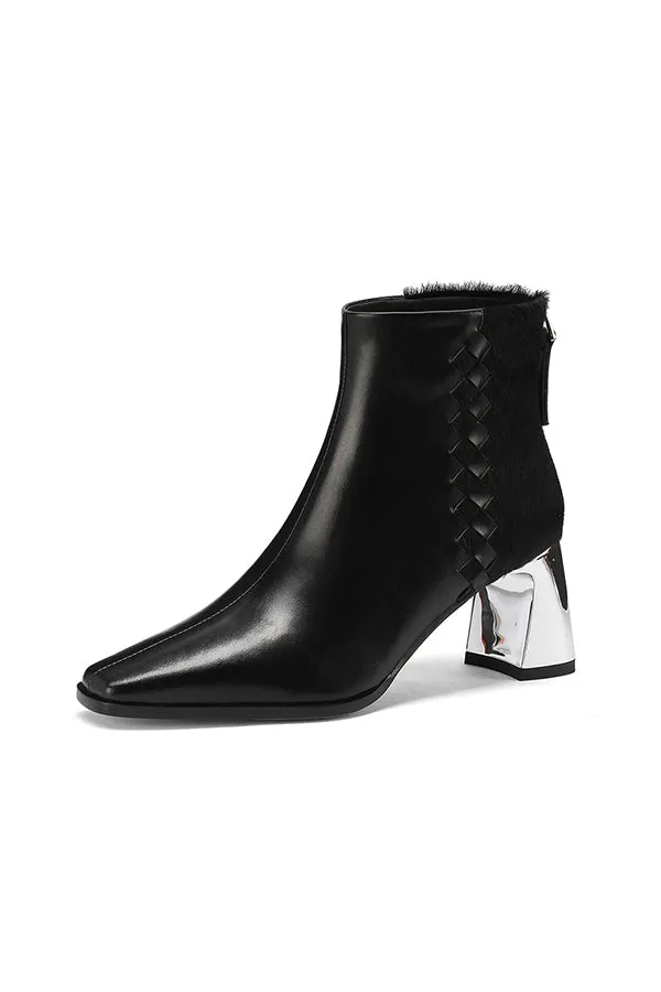 Goldara Ebonique Zip Heels