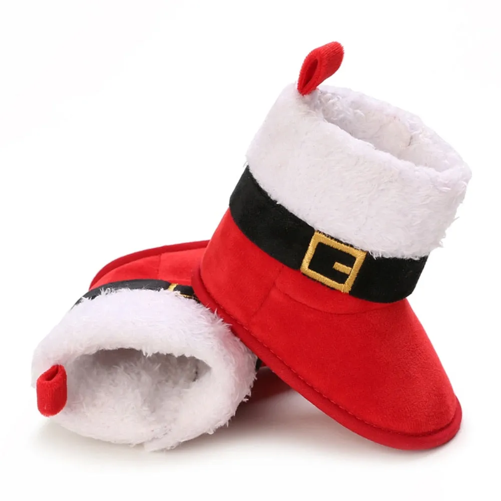 Infant Warm Soft Sole Fleece Snow Boots