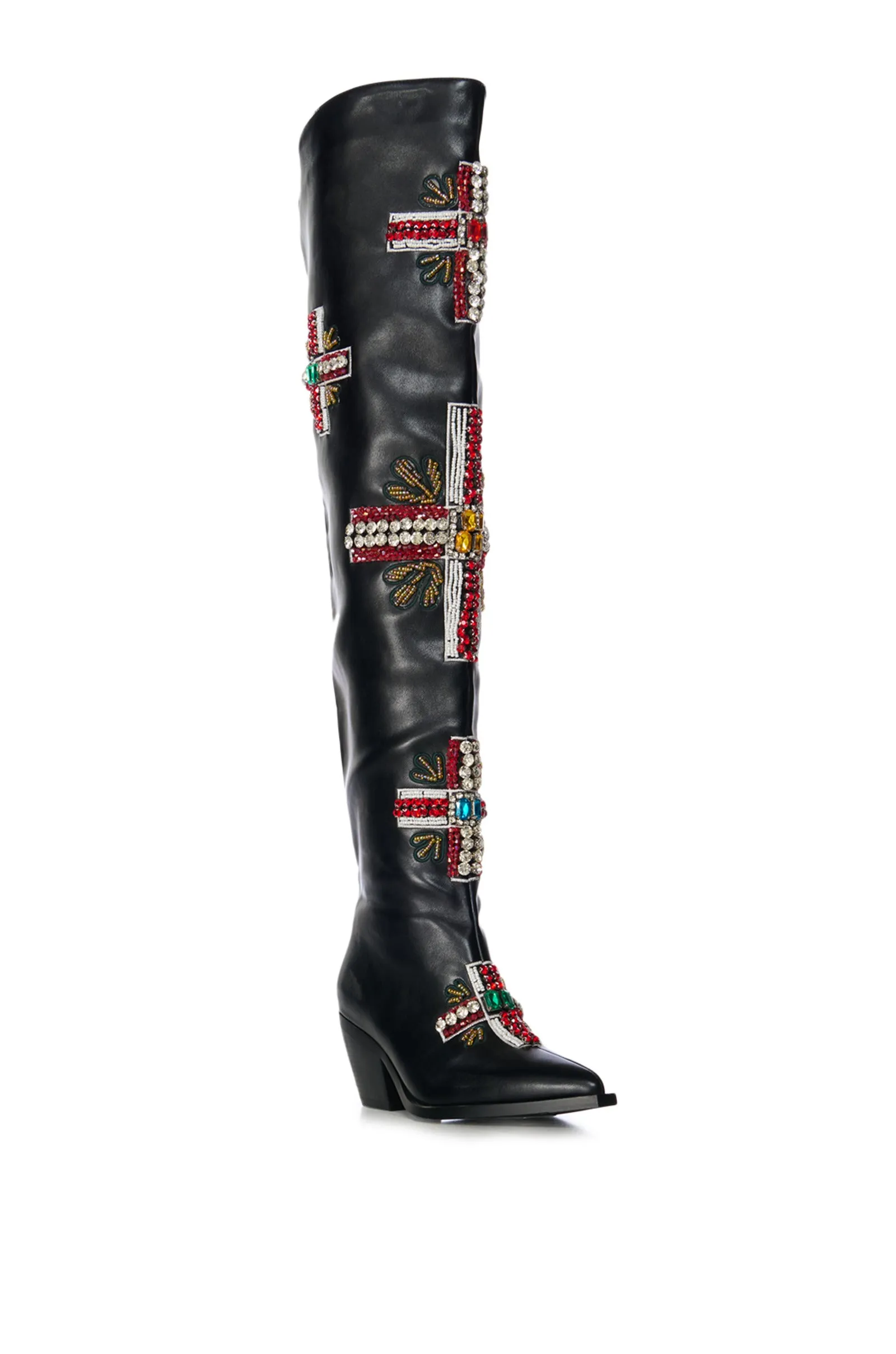 JAZLYN-BLACK CROSS WESTERN BOOT