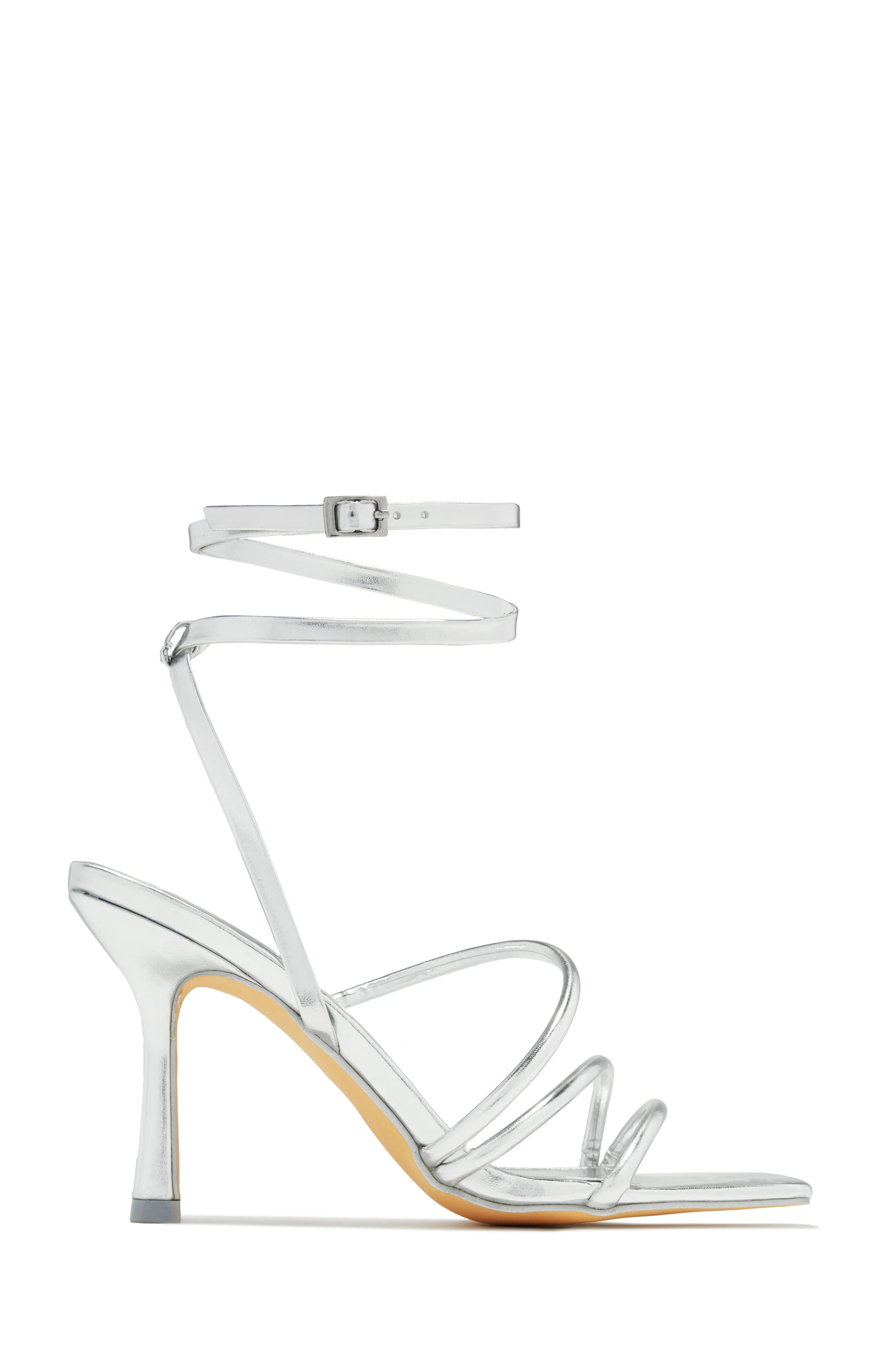 Katti Strappy Mid Heels - Ivory