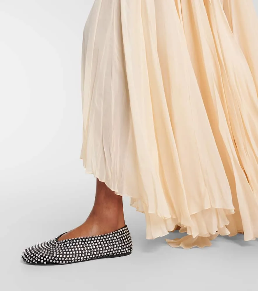 Khaite Marcy embellished ballet flats