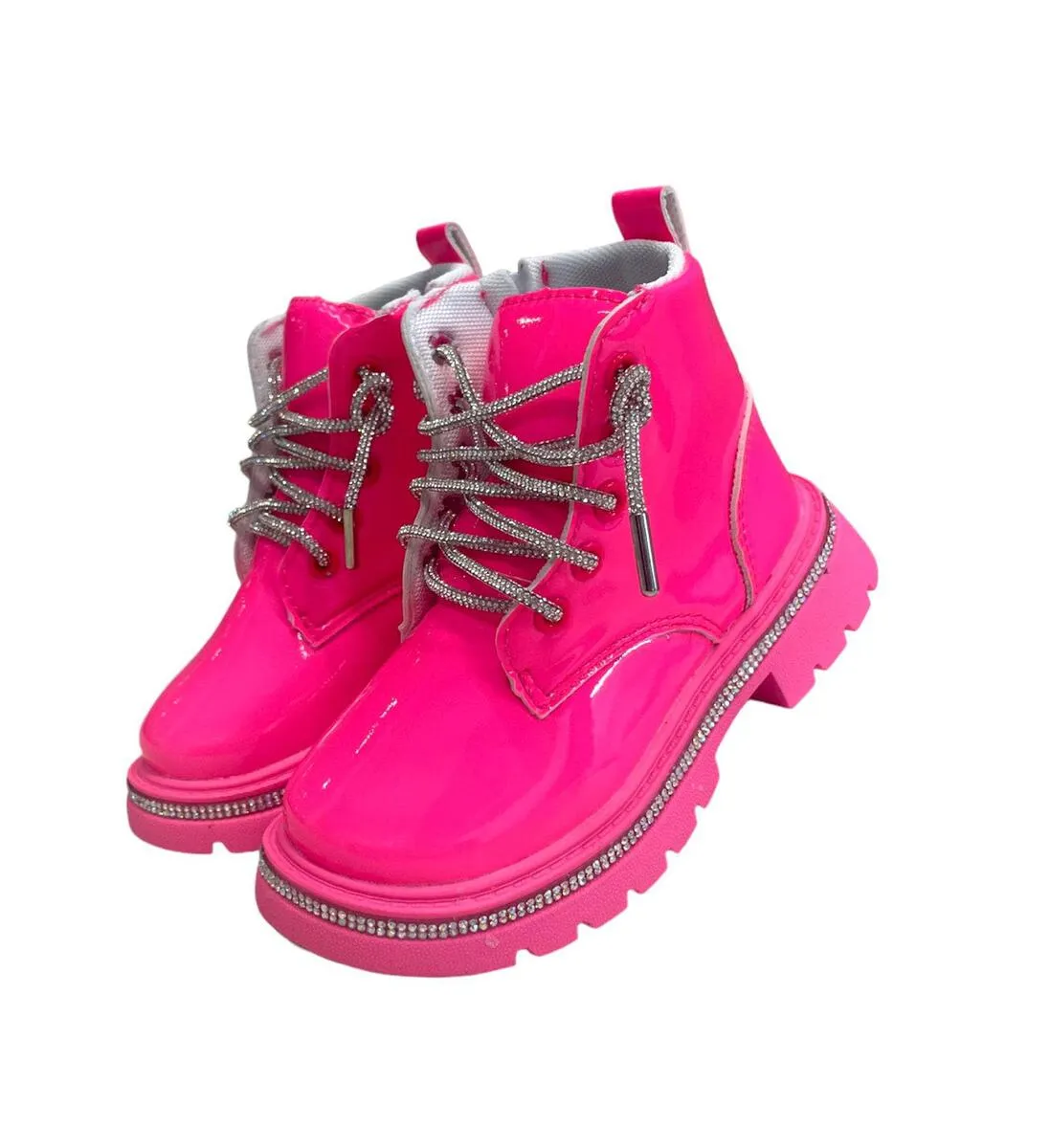 LOL Hot Pink Sparkle Swiftie Boots