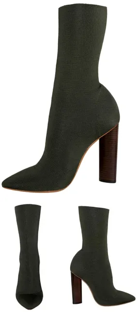 Low Knit Boots-Black