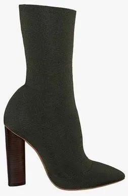 Low Knit Boots-Black