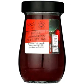 M&S Food Collection Fairtrade British Elsanta Strawberry Jam 250g