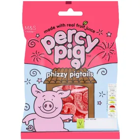 M&S Food Percy Pig Phizzy Pigtails 170g