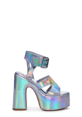 Milani Platform Heels - Holographic