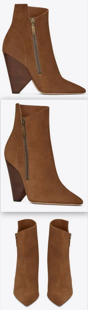 Niki Wedge Bootie in Suede