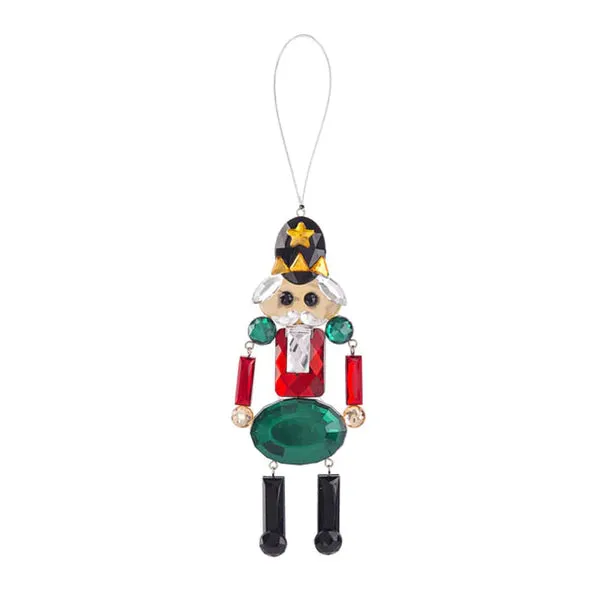 Nutcracker Ornament- Green/Red