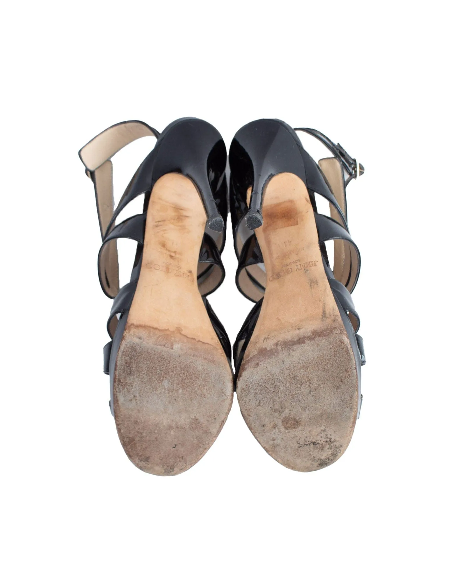 Patent Strappy Heels