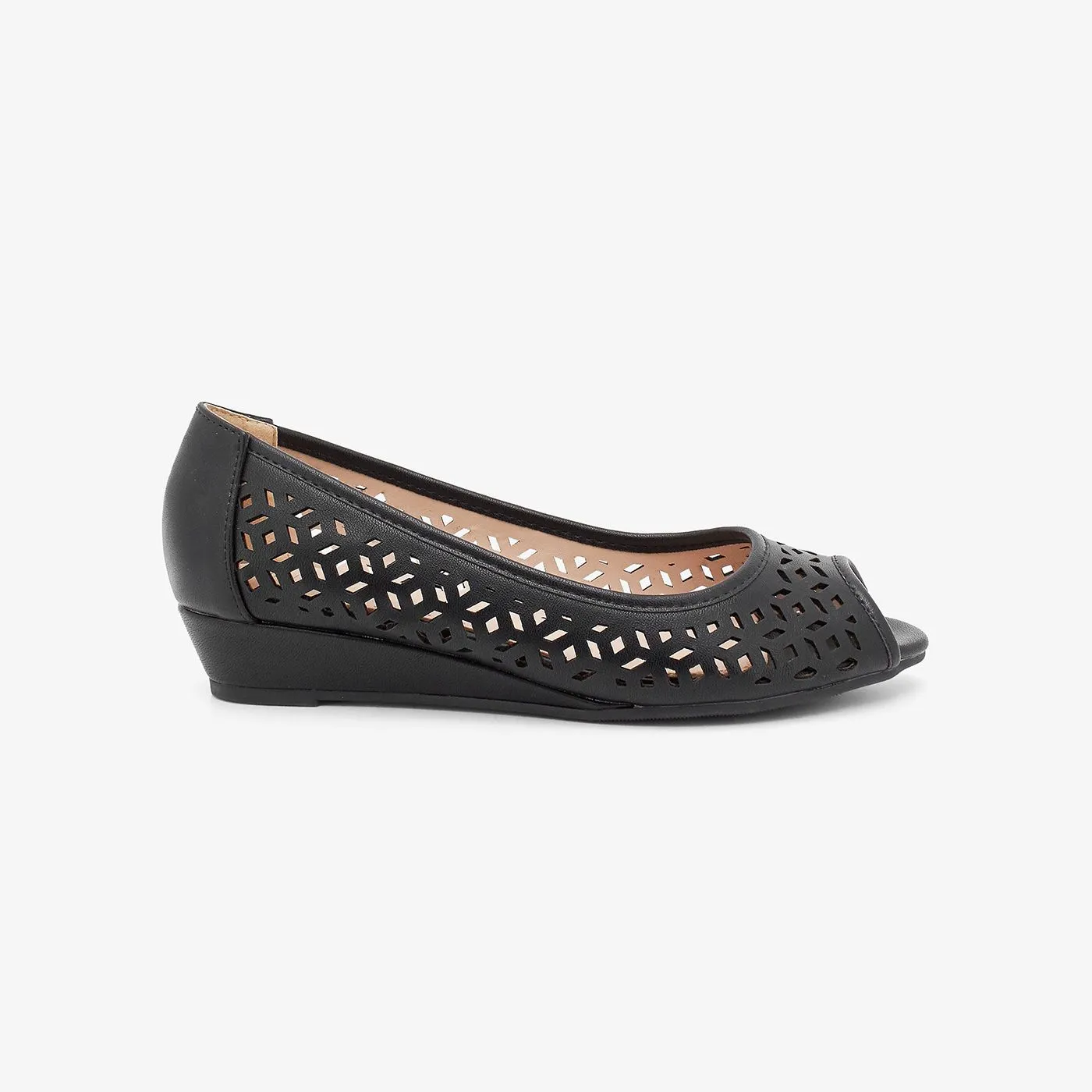 Perforated Women Pumps