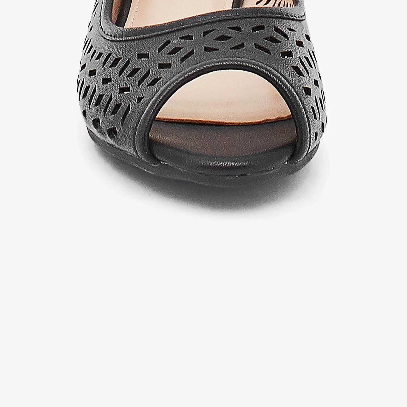 Perforated Women Pumps