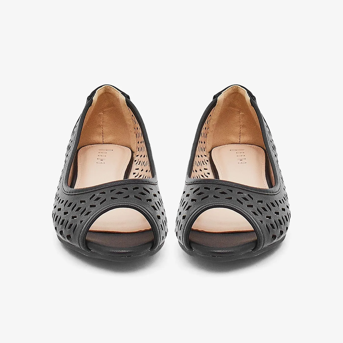 Perforated Women Pumps