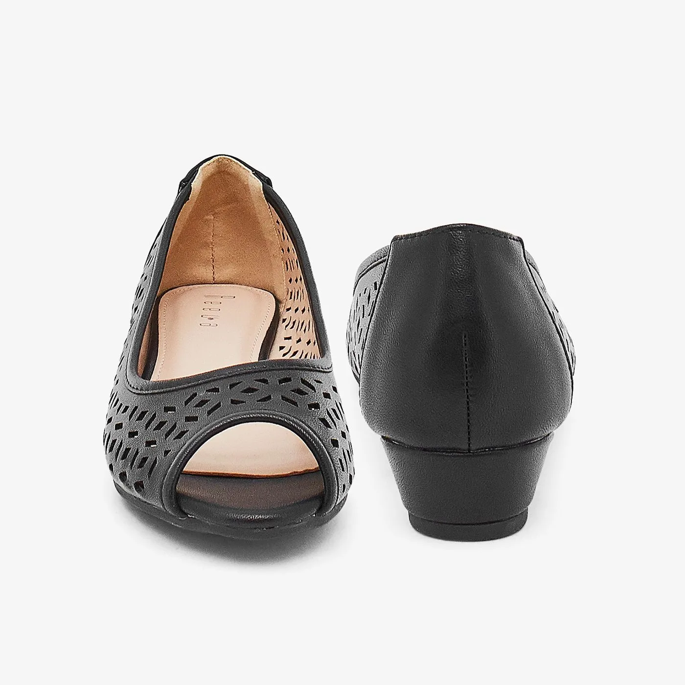 Perforated Women Pumps