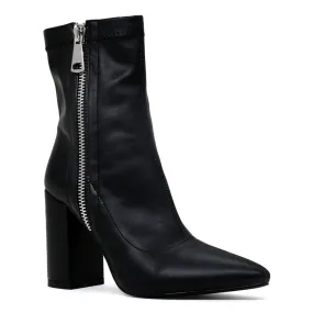 Pointed Toe High Ankle Boots