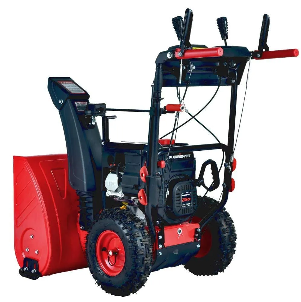 PowerSmart PSS2240 24 in. 212cc 2-Stage Electric Start Gas Snow Blower