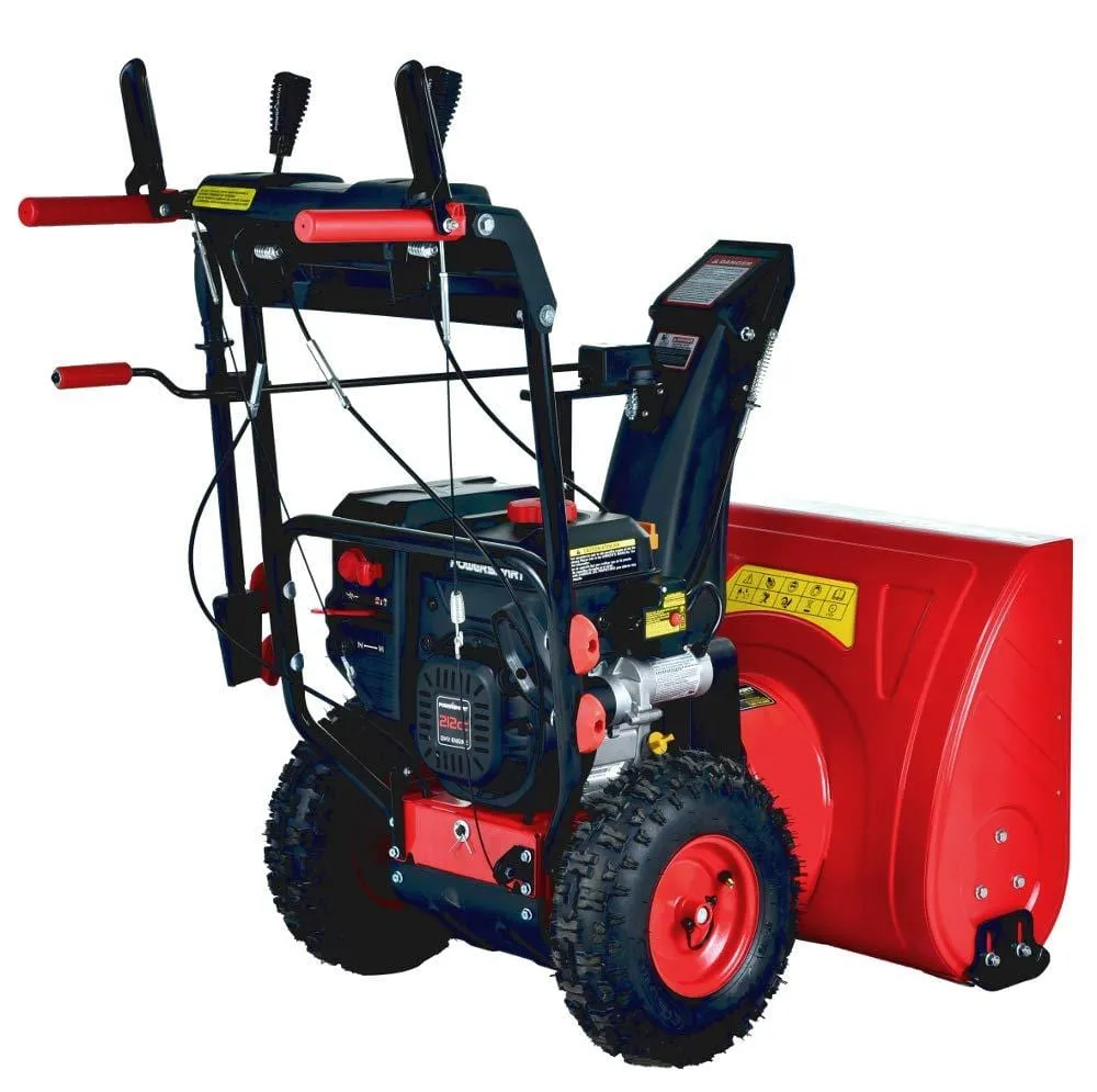 PowerSmart PSS2240 24 in. 212cc 2-Stage Electric Start Gas Snow Blower