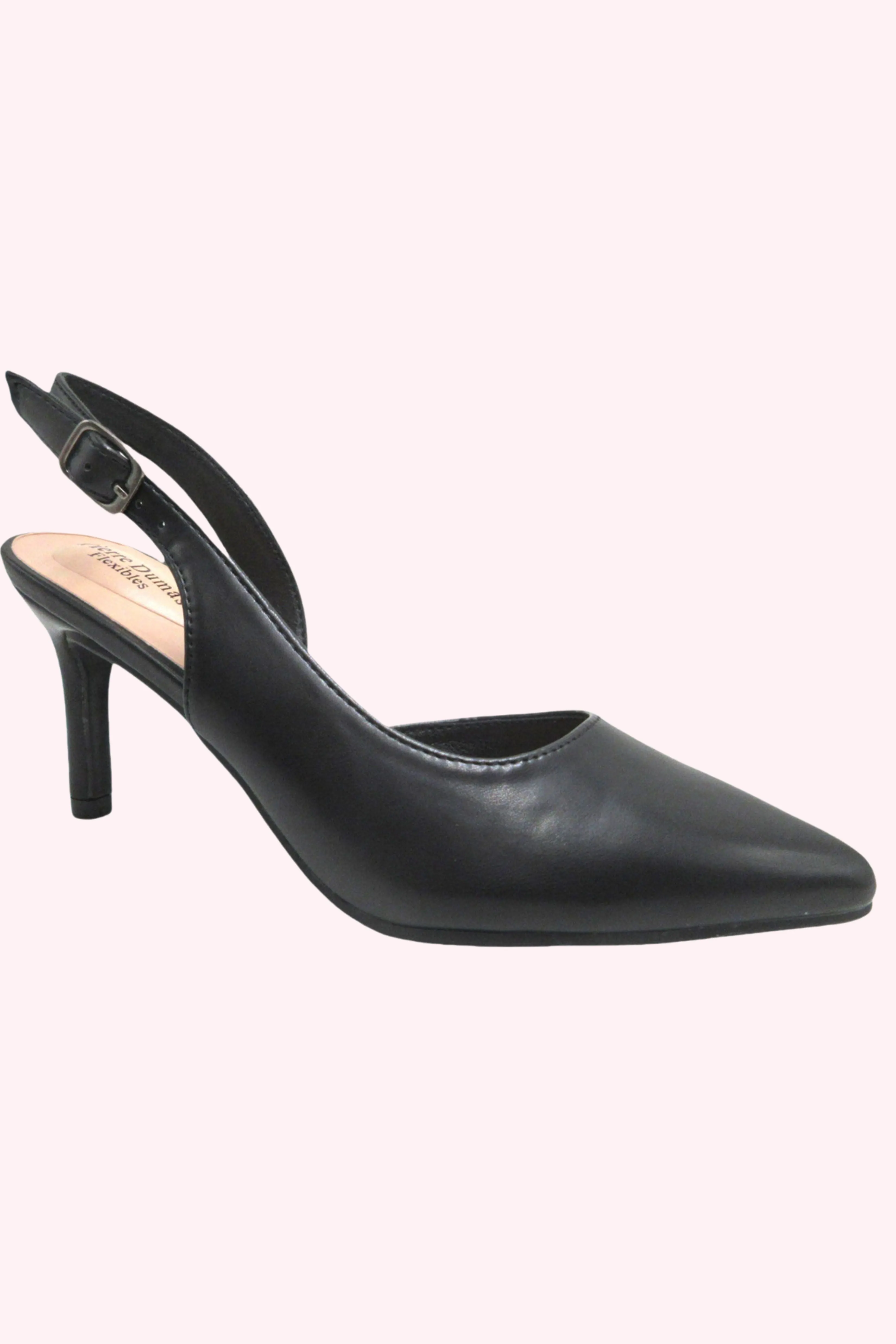 Roxie Pointed Toe Heels - Black