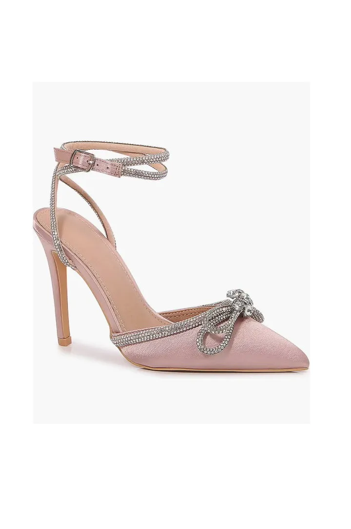 Ruby - Embellished Closed Pointed Toe High Heels