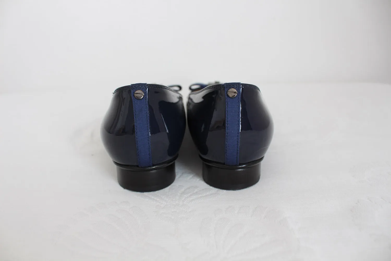 RUSSEL & BROMLEY PATENT FLATS NAVY - SIZE 5.5