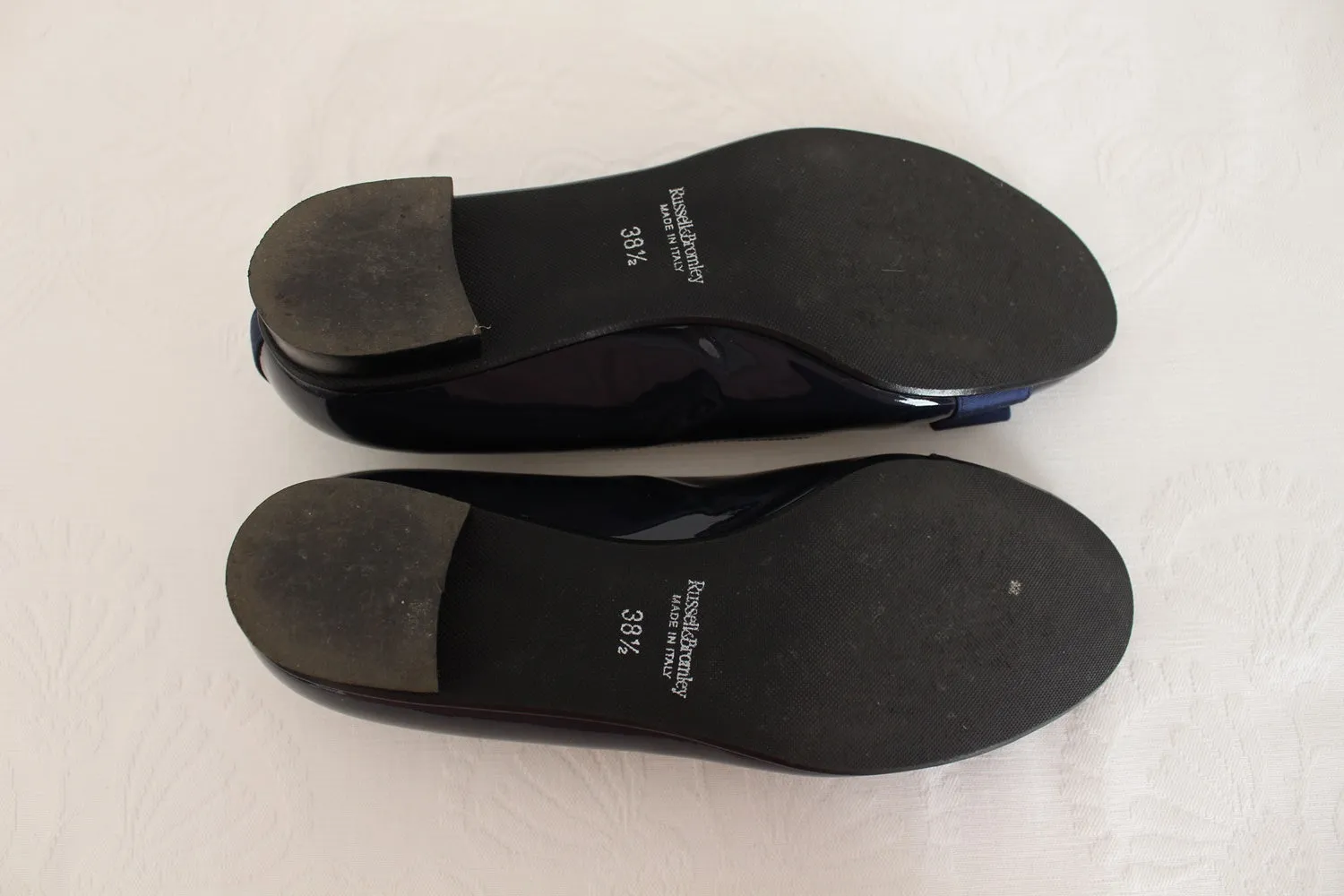 RUSSEL & BROMLEY PATENT FLATS NAVY - SIZE 5.5