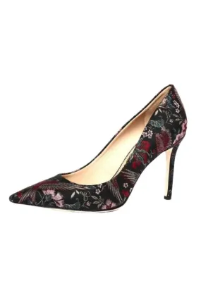 Sam Edelman Hazel Taper Toe Heeled Pump - Bird Print Fabric