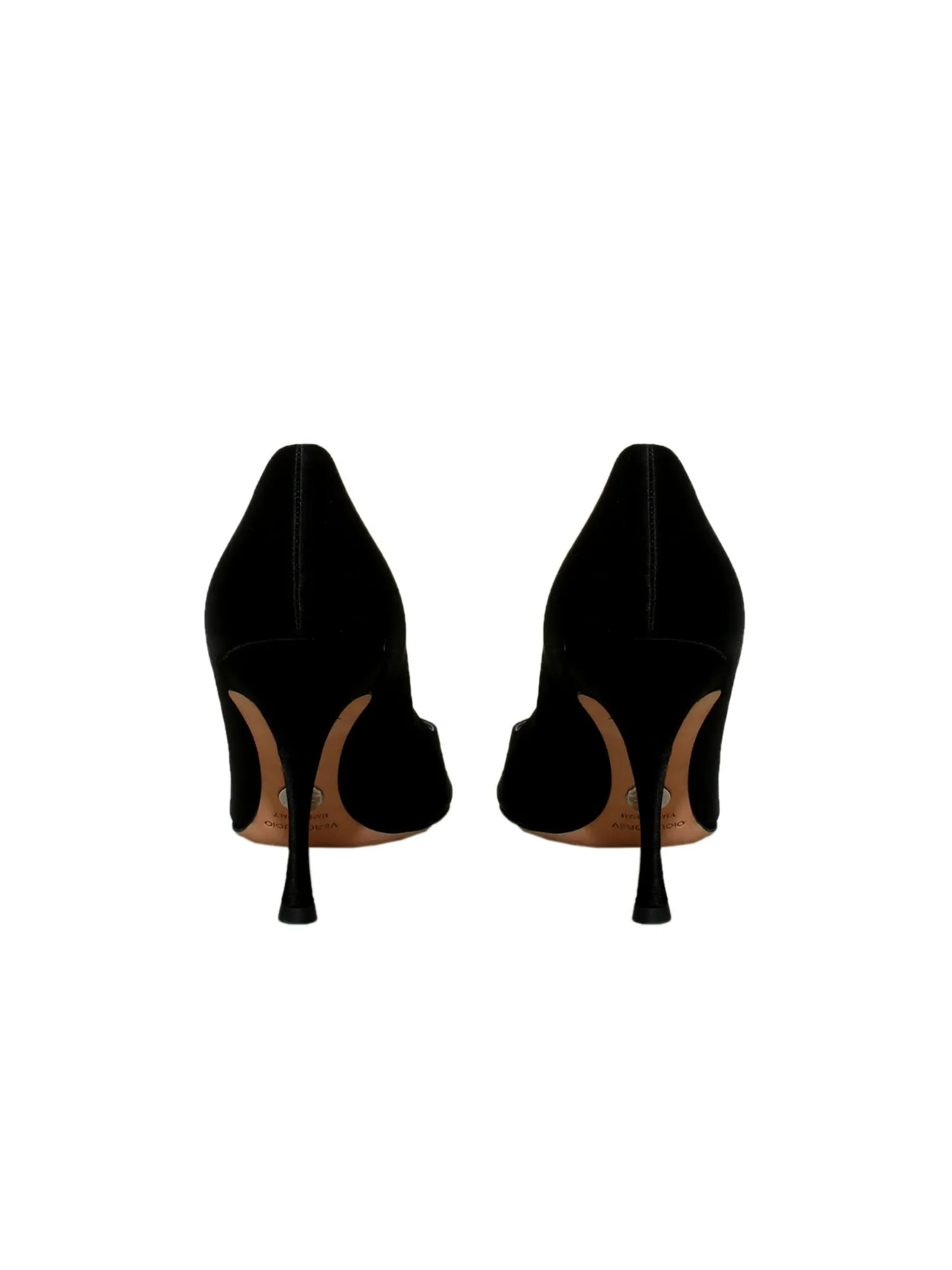 Satin Peep-Toe Pumps