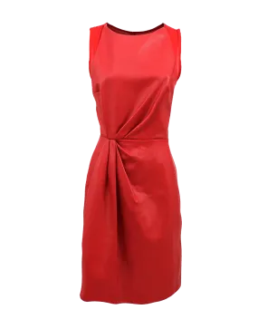 Sleeveless Leather Dress