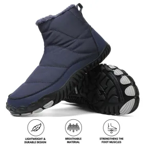 Snow Boots Winter Warm Outdoor Casual Hiking Shoes Wear-Resistant Non-slip & Waterproof Winter Barefoot Shoe (Unisex)