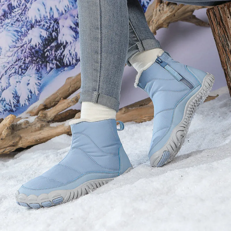 Snow Boots Winter Warm Outdoor Casual Hiking Shoes Wear-Resistant Non-slip & Waterproof Winter Barefoot Shoe (Unisex)