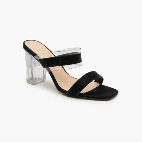Textured Strappy Heels
