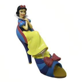 The Hamilton Collection Snow White Happily Ever After Shoe Collection Sculpture Issue #2 Disney Princess Figurine with Pearlescent Finish and Glitter Accents 4-Inches