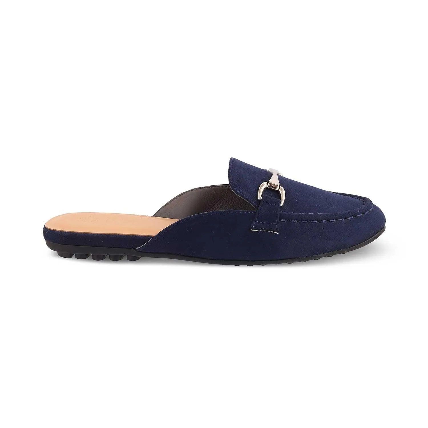 The Mlip Blue Women's Dress Mules Tresmode