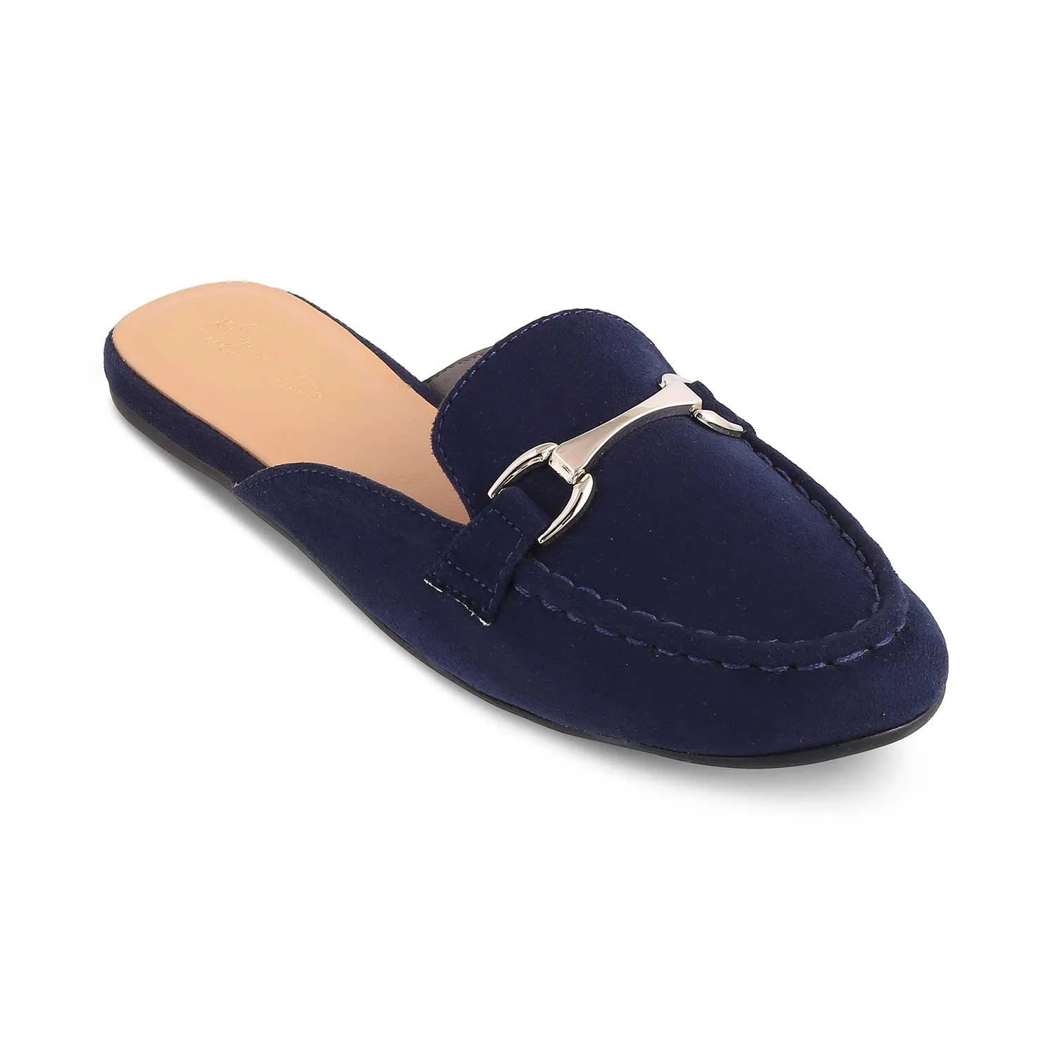 The Mlip Blue Women's Dress Mules Tresmode