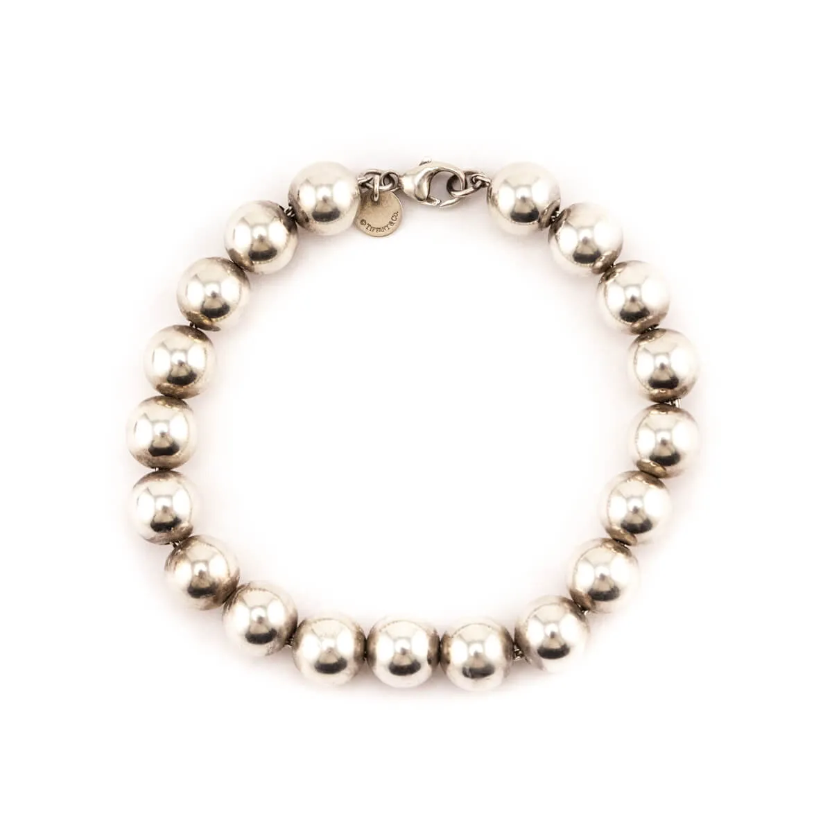Tiffany & Co. Sterling Silver HardWear Ball Bead Bracelet
