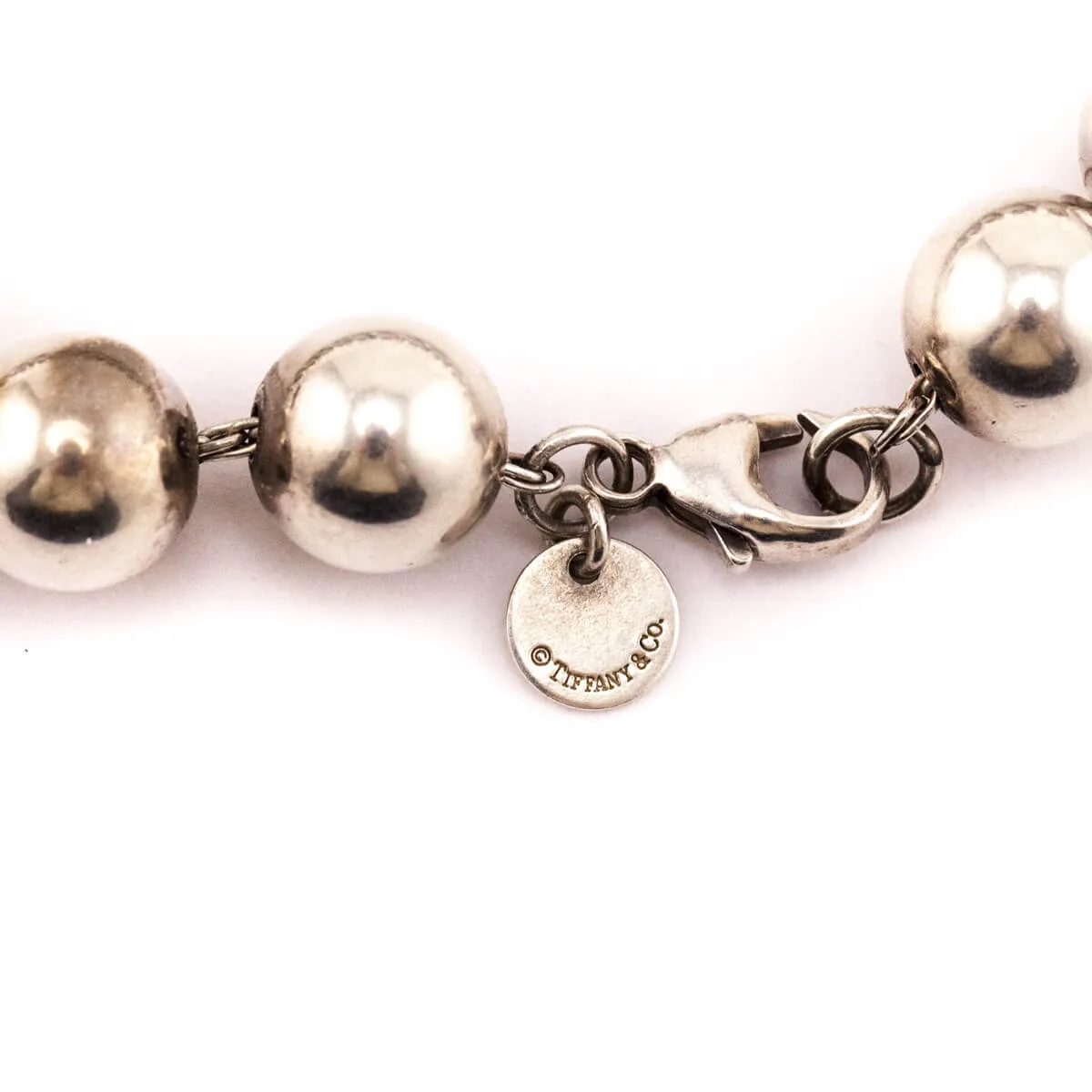 Tiffany & Co. Sterling Silver HardWear Ball Bead Bracelet