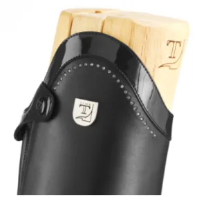 Tucci Time Sofia Patent Border Crystal Top Dress Boot