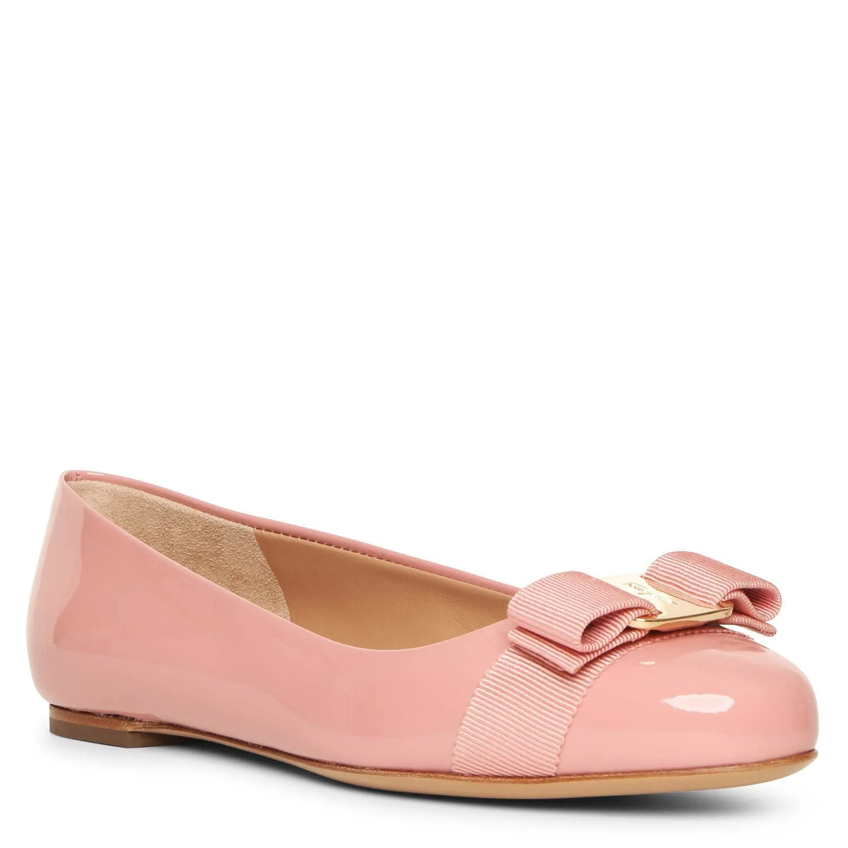 Varina bow patent ballet flat