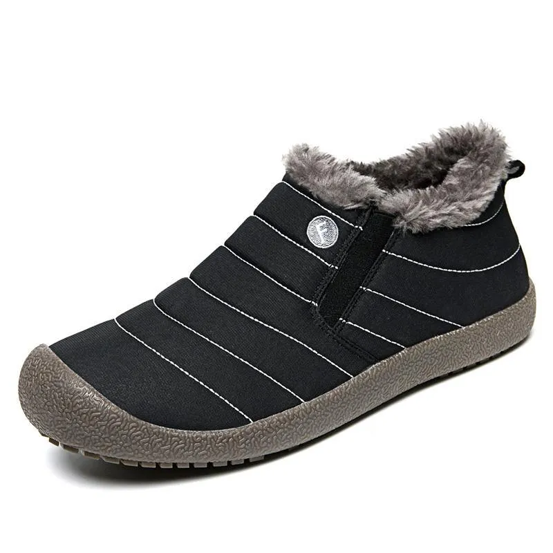 Waterproof Warm Plush Lined Outdoor Snow Ankle Boots Unisex (People with wide/thick/arched feet are advised to choose a larger shoe.)