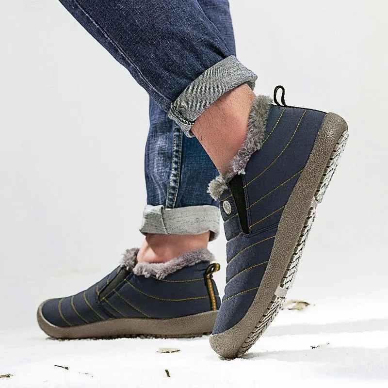 Waterproof Warm Plush Lined Outdoor Snow Ankle Boots Unisex (People with wide/thick/arched feet are advised to choose a larger shoe.)