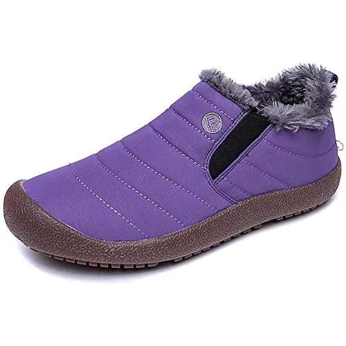 Waterproof Warm Plush Lined Outdoor Snow Ankle Boots Unisex (People with wide/thick/arched feet are advised to choose a larger shoe.)