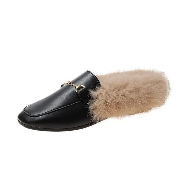 Women's Fur Lined Mules