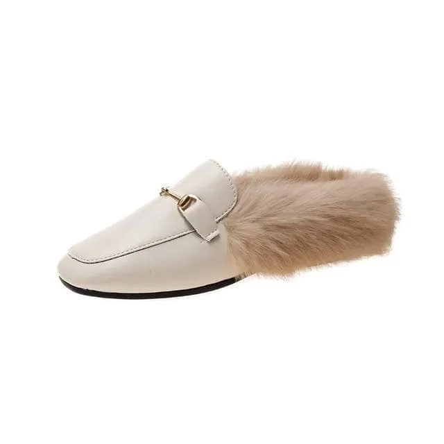 Women's Fur Lined Mules