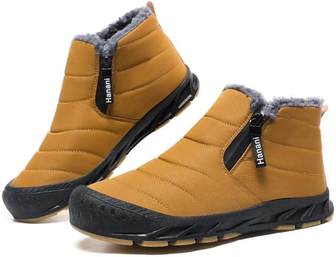 Women's Winter Shoes Warm Lined Snow Boots Zip short shaft boots Flat Outdoor Comfortable Non-slip Winter Boots