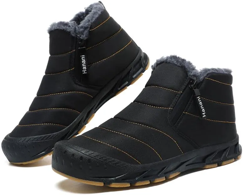 Women's Winter Shoes Warm Lined Snow Boots Zip short shaft boots Flat Outdoor Comfortable Non-slip Winter Boots