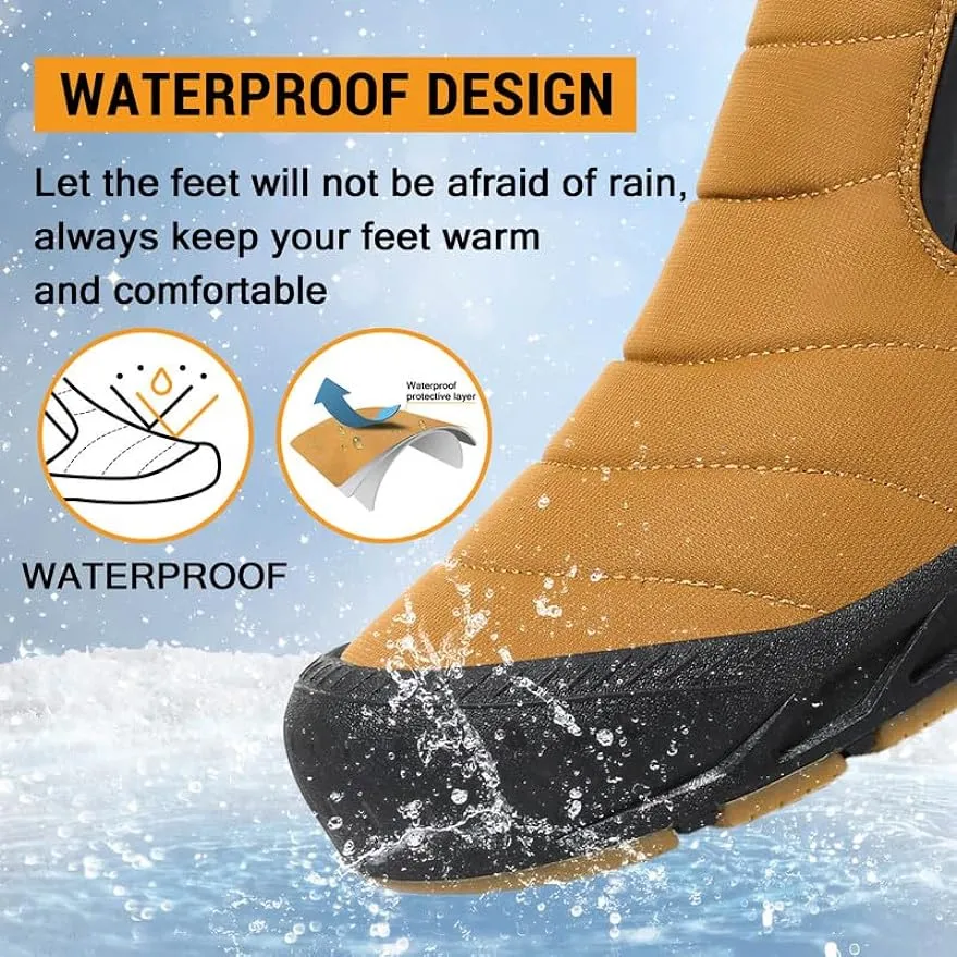Women's Winter Shoes Warm Lined Snow Boots Zip short shaft boots Flat Outdoor Comfortable Non-slip Winter Boots