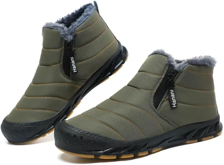 Women's Winter Shoes Warm Lined Snow Boots Zip short shaft boots Flat Outdoor Comfortable Non-slip Winter Boots